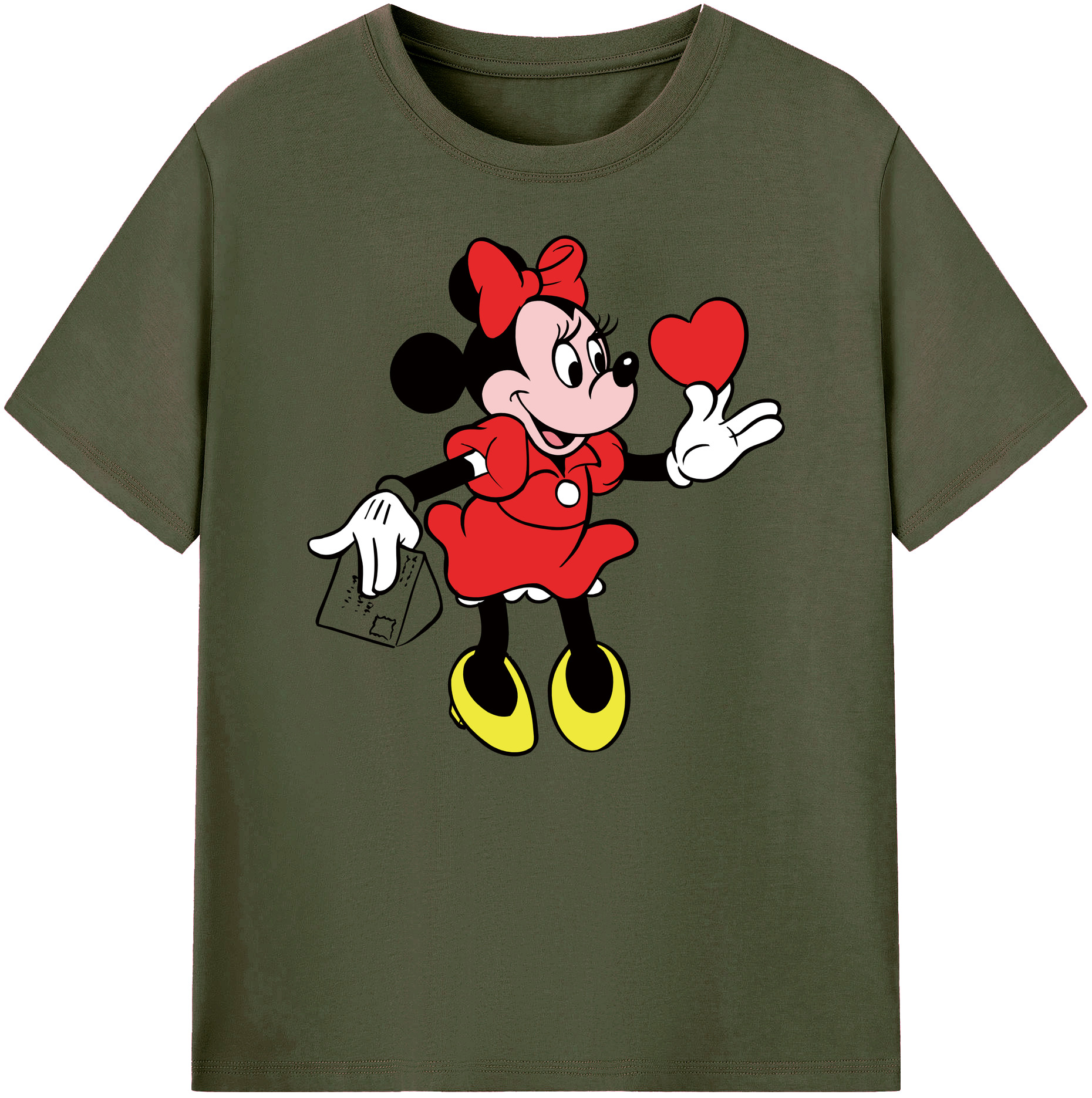 ミッキーマウス Mickey Mouse 綿100％ メンズ半袖Tシャツ｜肌触りやわらか＆通気性